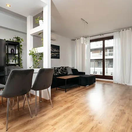 公寓 Cichy W Centrum Miasta - Balkon & Klimatyzacja - Riverside Vista By Uniquerent *
